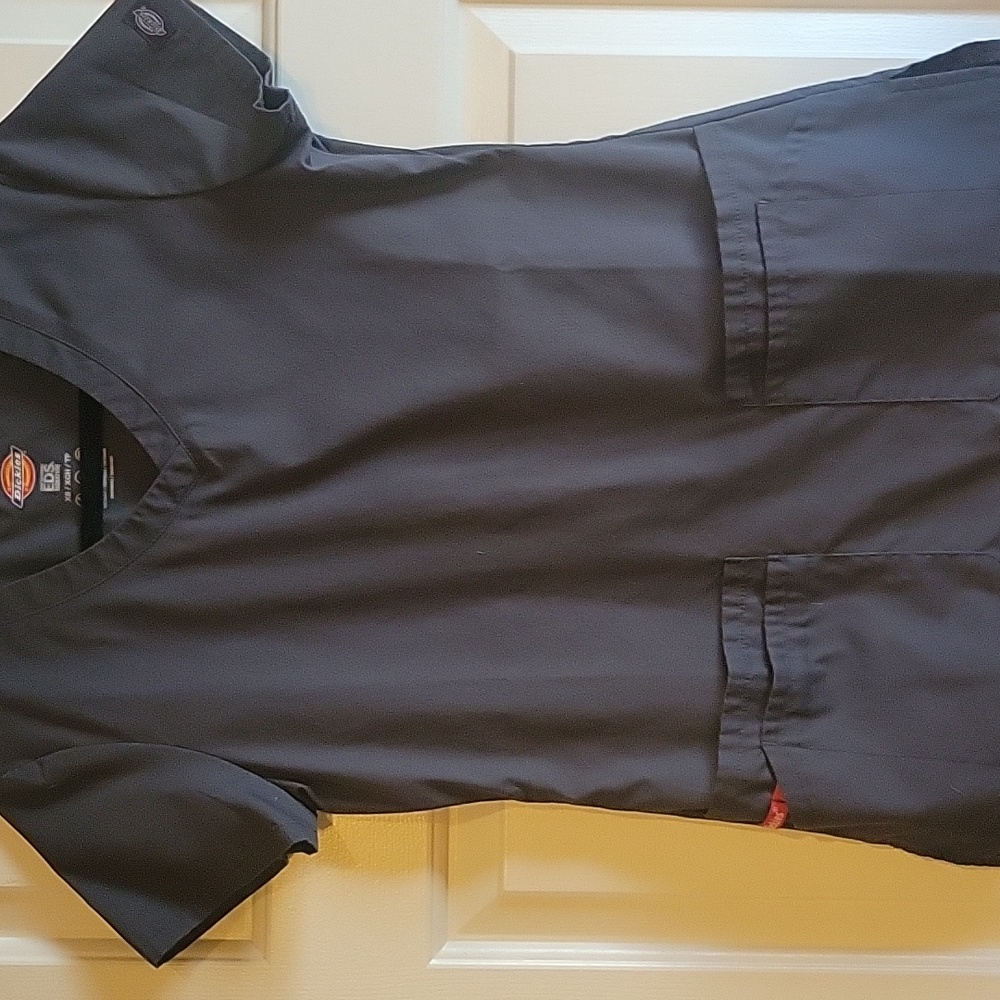 Dickies Womens Charcoal Scrub Top